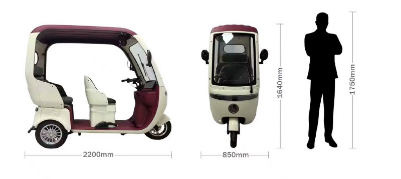  Long Range Electric Tricycle