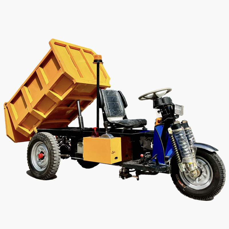 Three Wheels Dumpster Truck